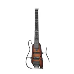 Donner HUSH-X Silent Electric Guitar Sunburst